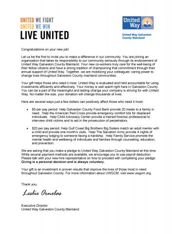 Welcome Letter from the CEO of UWGCM